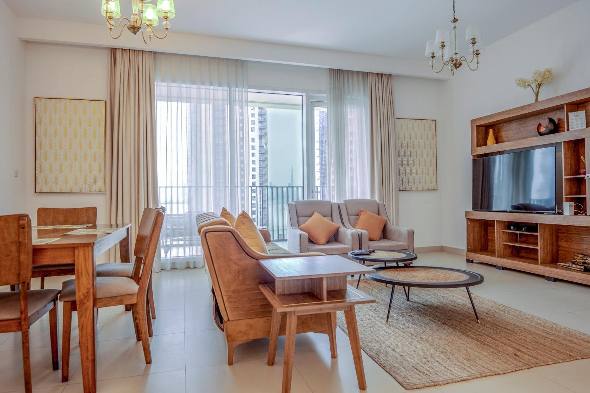 Aparthotel 3Br Haven With Burj Views By Magnoliasvhr à Dubaï Extérieur photo